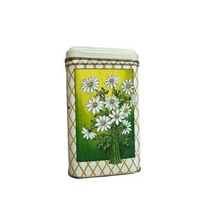 Splendor Lights 1982 Scented Candle Tin Daisies sunflowers Vintage NFR